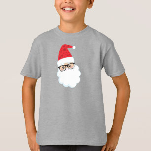 Sinterklaas, hipster-kerstman, Kerstmis, bril T-shirt
