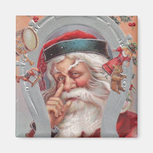 Sinterklaas Hoefijzer met magneet (Voorkant)