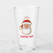 Sinterklaas hoofd glas (Achterkant)