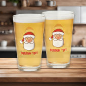 Sinterklaas hoofd glas