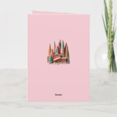 Sinterklaas Huizen Kitsch Germaanse Kerst  Kaart (Achterkant)