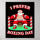 Sinterklaas Ik geef de voorkeur Boxing Group Match Poster (Voorkant)