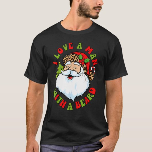 Sinterklaas Ik hou van een Man met een paardenstaa T-shirt (Voorkant)