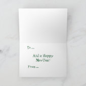 Sinterklaas Illustratie & Tekst Feestdagen Kaart (Binnen)