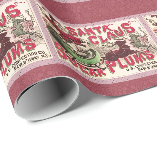 Sinterklaas  illustratieslee cadeaupapier (Rol Hoek)