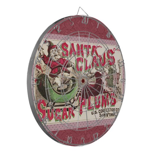 Sinterklaas  illustratieslee dartbord (Voorkant Links)