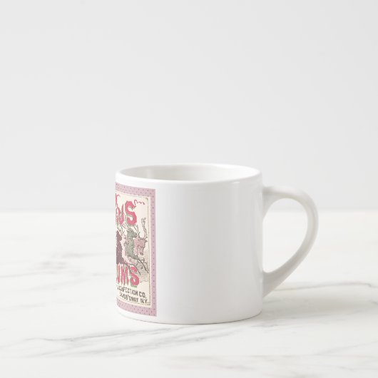 Sinterklaas  illustratieslee espresso kop (Rechts)