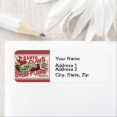 Sinterklaas  illustratieslee etiket (Insitu)