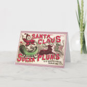 Sinterklaas  illustratieslee feestdagen kaart (Voorkant)