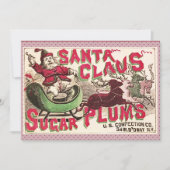 Sinterklaas  illustratieslee feestdagenkaart (Voorkant)