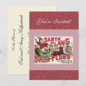 Sinterklaas  illustratieslee kaart (Voorkant / Achterkant)