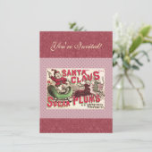 Sinterklaas  illustratieslee kaart (Staand voorkant)