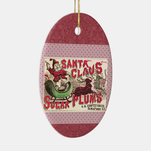 Sinterklaas  illustratieslee keramisch ornament (Rechts)