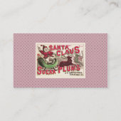 Sinterklaas  illustratieslee visitekaartje (Achterkant)