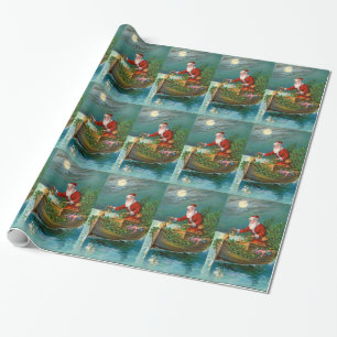 Sinterklaas in Boat Cadeaupapier