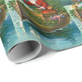 Sinterklaas in Boat Cadeaupapier (Rol Hoek)