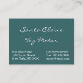 Sinterklaas in Boat Visitekaartje (Achterkant)