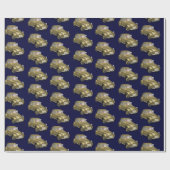 Sinterklaas in citroen 2CV Cadeaupapier (Vlak)