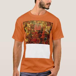 Sinterklaas in Coach op Kerstmis Collage T-shirt