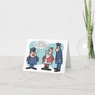 Sinterklaas in de problemen bedankkaart