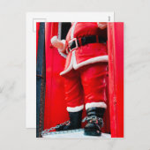 Sinterklaas in de problemen? feestdagenkaart (Voorkant / Achterkant)