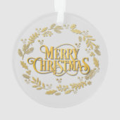 Sinterklaas in de trein met geschenken en kerstboo ornament (achterkant)