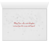 Sinterklaas in de winter met ijskappen (Binenzijde Horizontaal (Onderkant))