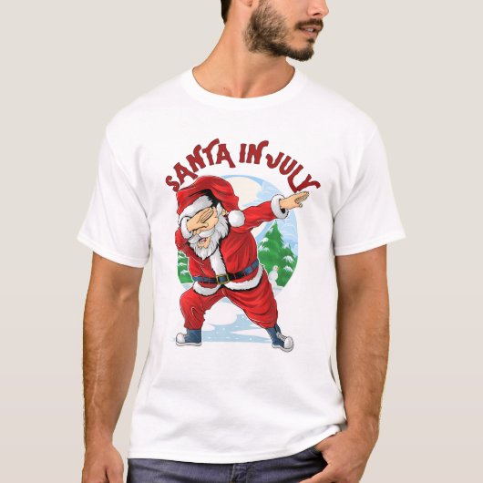Sinterklaas in de zomer van Hawaï T-shirt (Voorkant)