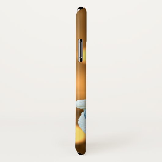 Sinterklaas in een blauw Suit Case-Mate iPhone Case (Achterkant / rechts)