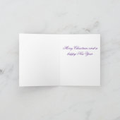 Sinterklaas in een dromerige lucht feestdagen kaart (Binnen)