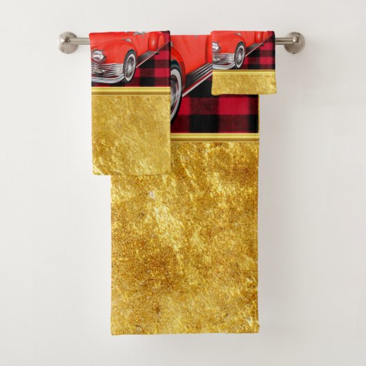 Sinterklaas in een rode oude antiek klassieke tijd bad handdoek (Insitu)