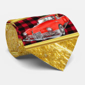 Sinterklaas in een rode oude antiek klassieke tijd stropdas (Opgerold)