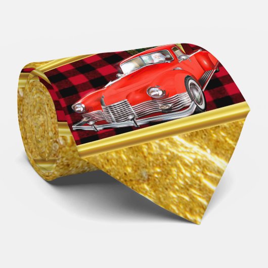 Sinterklaas in een rode oude antiek klassieke tijd stropdas (Opgerold)