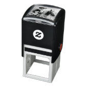 Sinterklaas in een Western Pet Kerst Zelfinktende Stempel (Product)