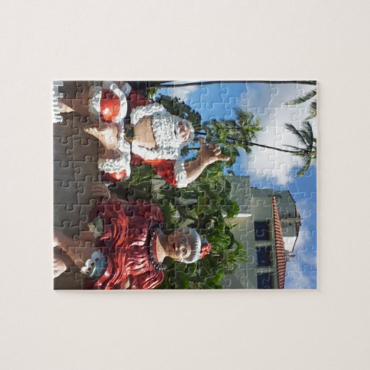 Sinterklaas in Hawaii Legpuzzel (Horizontaal)