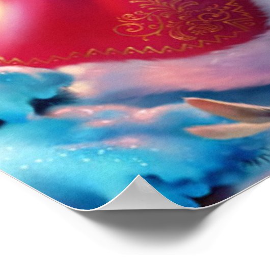 Sinterklaas in het bos poster (Hoek)