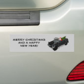 Sinterklaas in Kuebelwagen Bumpersticker (Op auto)