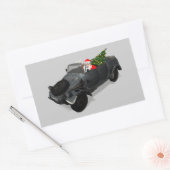Sinterklaas in Kuebelwagen Rechthoekige Sticker (Envelop)