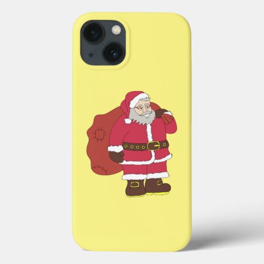 Sinterklaas in rood met cadeautas en eierlassen Case-Mate iPhone case (Achterkant)