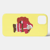 Sinterklaas in rood met cadeautas en eierlassen Case-Mate iPhone case (Achterkant (horizontaal))