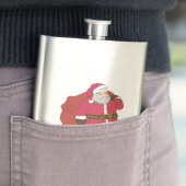 Sinterklaas in rood met cadeautas en eierlassen flacon (Voorbeeld)