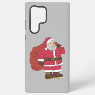 Sinterklaas in rood met cadeautas en eierlassen samsung galaxy hoesje