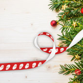 Sinterklaas in roze Pet  Kerstmis Satijnen Lint