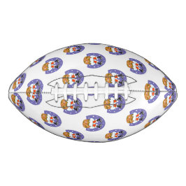 Sinterklaas in schoorsteen, sneeuw, Kerstmis, Nieu American Football