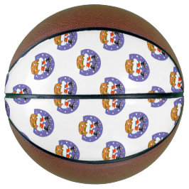 Sinterklaas in schoorsteen, sneeuw, Kerstmis, Nieu Basketbal