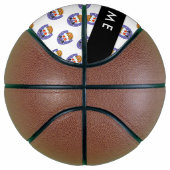 Sinterklaas in schoorsteen, sneeuw, Kerstmis, Nieu Basketbal (Rechts)