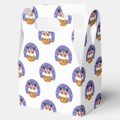 Sinterklaas in schoorsteen, sneeuw, Kerstmis, Nieu Bedankdoosjes (Geopend)