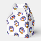 Sinterklaas in schoorsteen, sneeuw, Kerstmis, Nieu Bedankdoosjes (Voorkant Zijde)