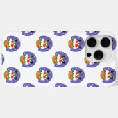 Sinterklaas in schoorsteen, sneeuw, Kerstmis, Nieu Case-Mate iPhone Case (Achterkant (horizontaal))