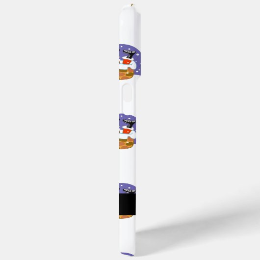 Sinterklaas in schoorsteen, sneeuw, Kerstmis, Nieu Case-Mate iPhone Case (Achterkant / Rechts)